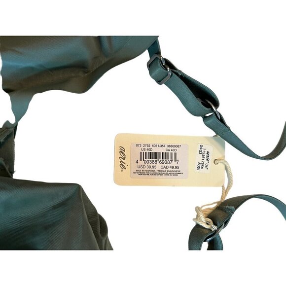 Smoothez Aerie Mesh Unlined Bra Royal Palm Size 40D NWT - Picture 4 of 8